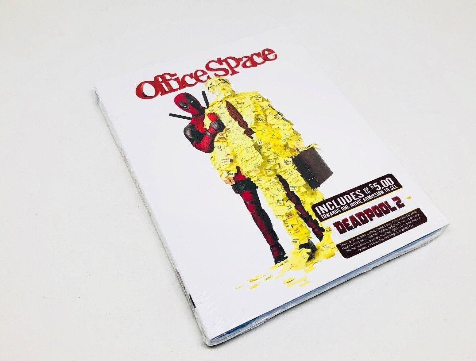 Blu-ray Office Space - Deadpool s'incruste sur la photo (exclusivité Walmart) et Movie Cash