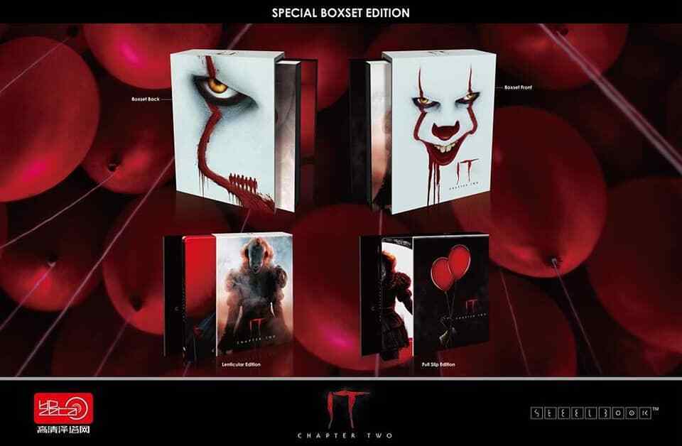 IT Chapter 2 Steelbook One Click Box Set HDzeta Exclusive Silver Label