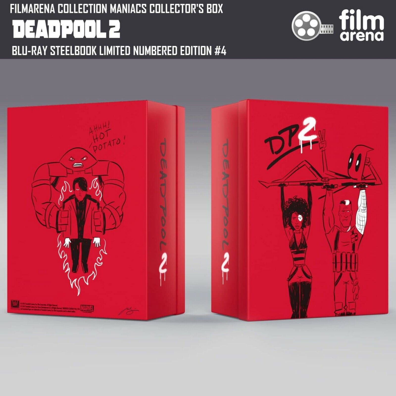 Deadpool 2 4K Blu-ray Steelbook Filmarena Collection #107 E4 Maniacs C