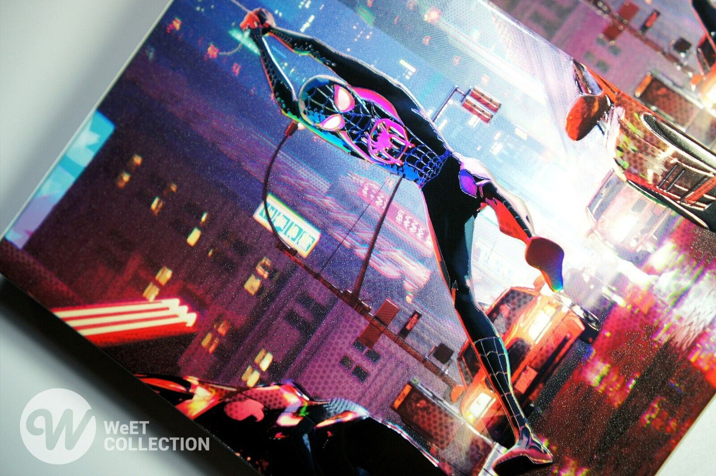 Spider-Man: Into the Spider-Verse SteelBook 4K Blu-ray Steelbook WeET Collection Exclusive #16 Lenticular Slip B1