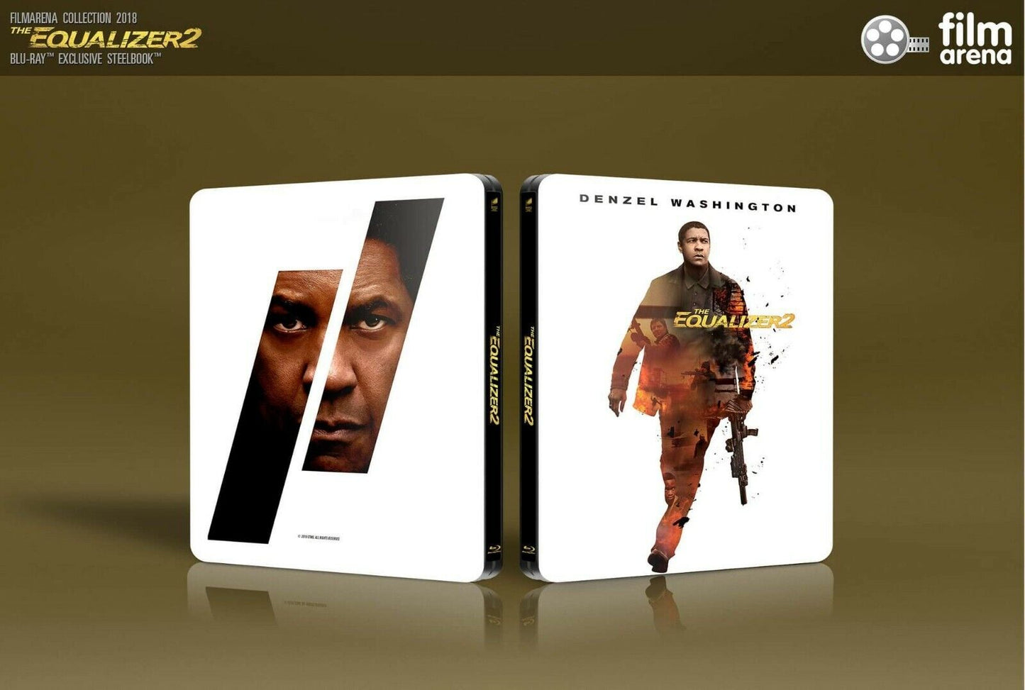 The Equalizer 2 Blu-ray Steelbook Filmarena Collection #111 E1 Lenticular XL Full Slip