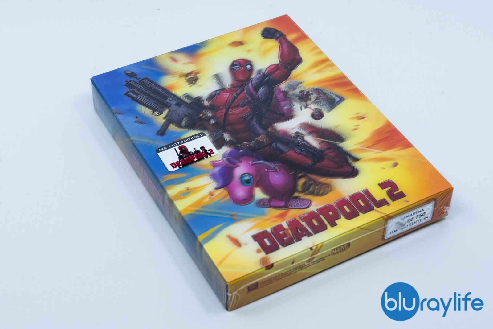 Coffret Steelbook Blu-ray 4K Deadpool 2 Filmarena Collection #107 E1 + E2 + E3 (Lancer-coller)