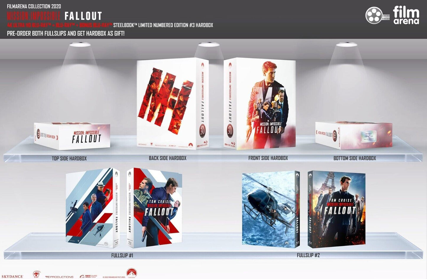 Mission: Impossible - Fallout 4K+2D Blu-ray Steelbook Filmarena Collection #132 Hard Box Set