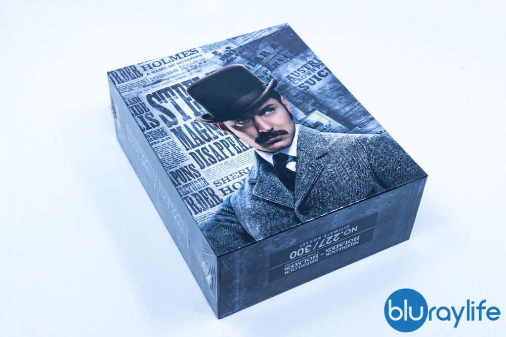 Sherlock Holmes 1 & 2 4K Blu-ray Steelbook One Click Box Set HDzeta Exclusive Silver Label