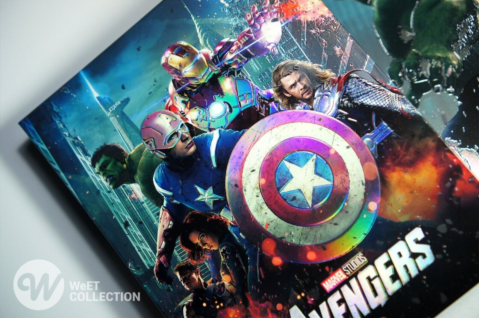 Avengers 4K+2D+3D Blu-ray SteelBook WeET Collection Exclusive #14  Full Slip A1