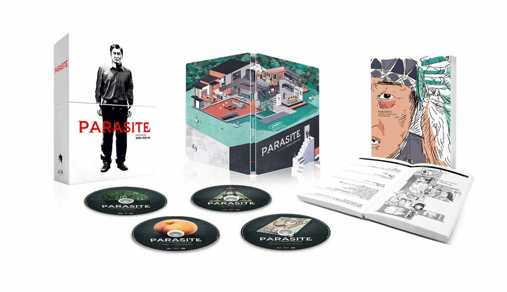 Parasite 4K Blu-ray Steelbook Édition Coffret Exclusive The Jokers Shop