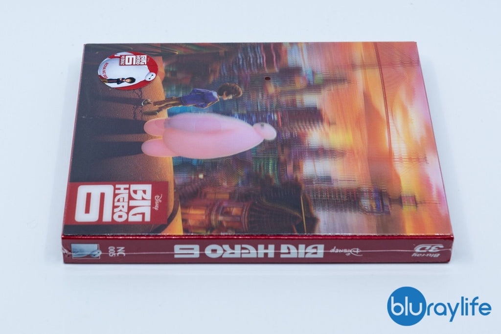 Big Hero 6 Blu-ray 3D+2D Blu-ray SteelBook Novamedia Choice n° 5 avec pochette lenticulaire