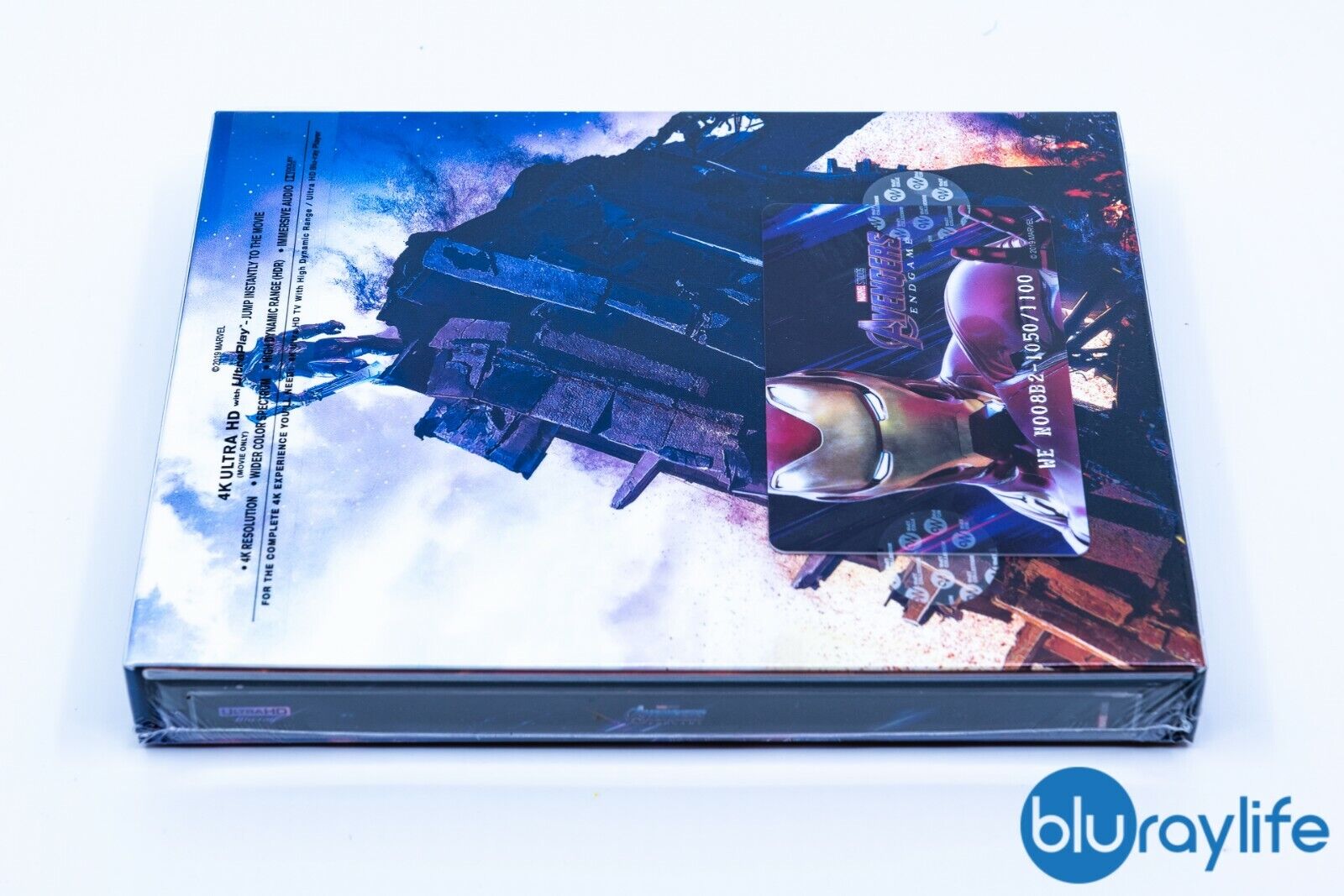 Avengers : Endgame 4K+2D Blu-ray Steelbook WeET Collection #8 Pochette lenticulaire B2