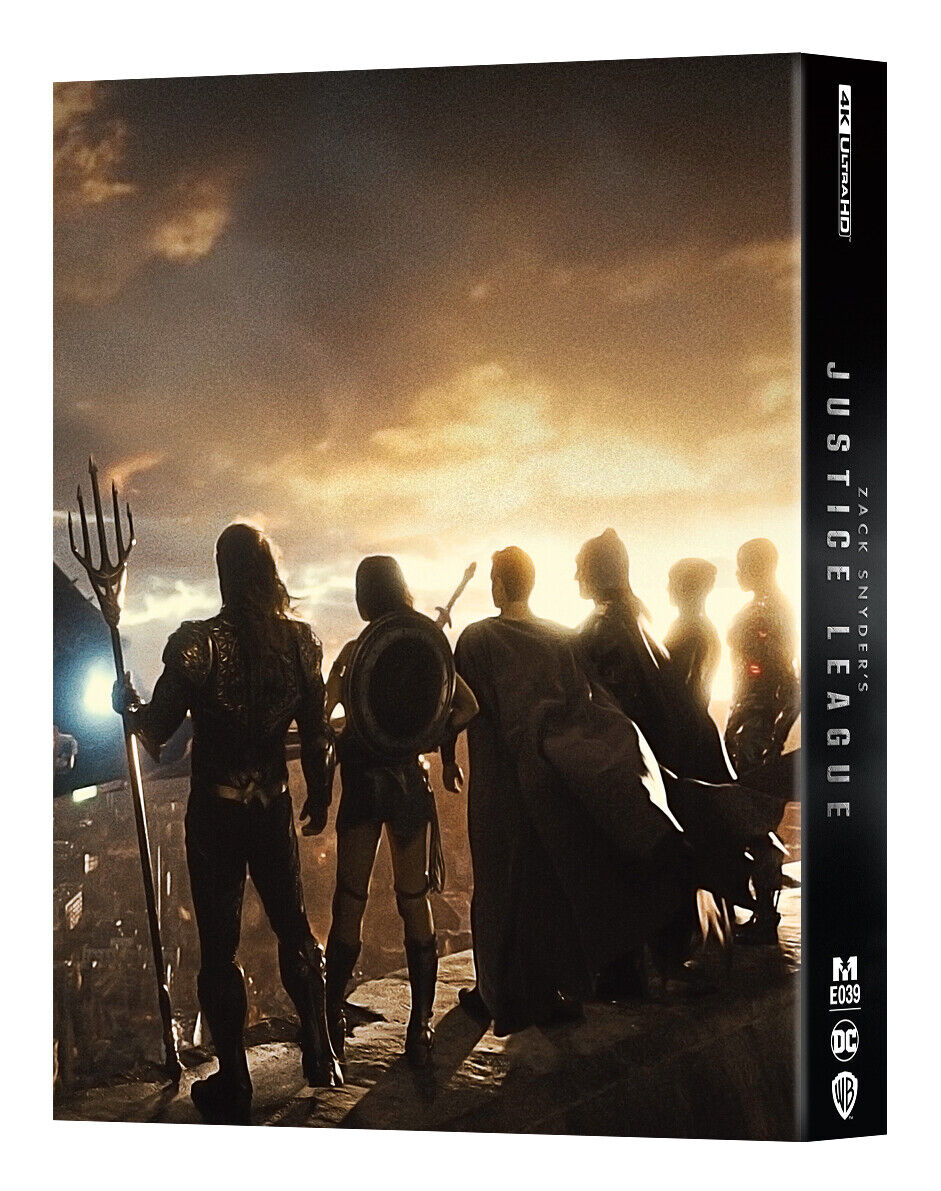 Zack Snyder's Justice League 4K Blu-ray Steelbook Manta Lab Exclusive ME#39 Full Slip