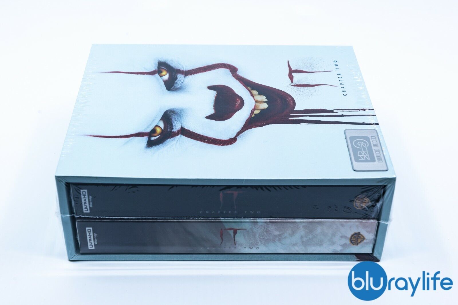 Coffret Steelbook One Click de Ça Chapitre 2, édition limitée HDzeta, étiquette argentée exclusive