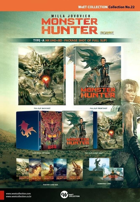 Monster Hunter 4K+2D Steelbook WeET Collection Collection #22 One Click Set
