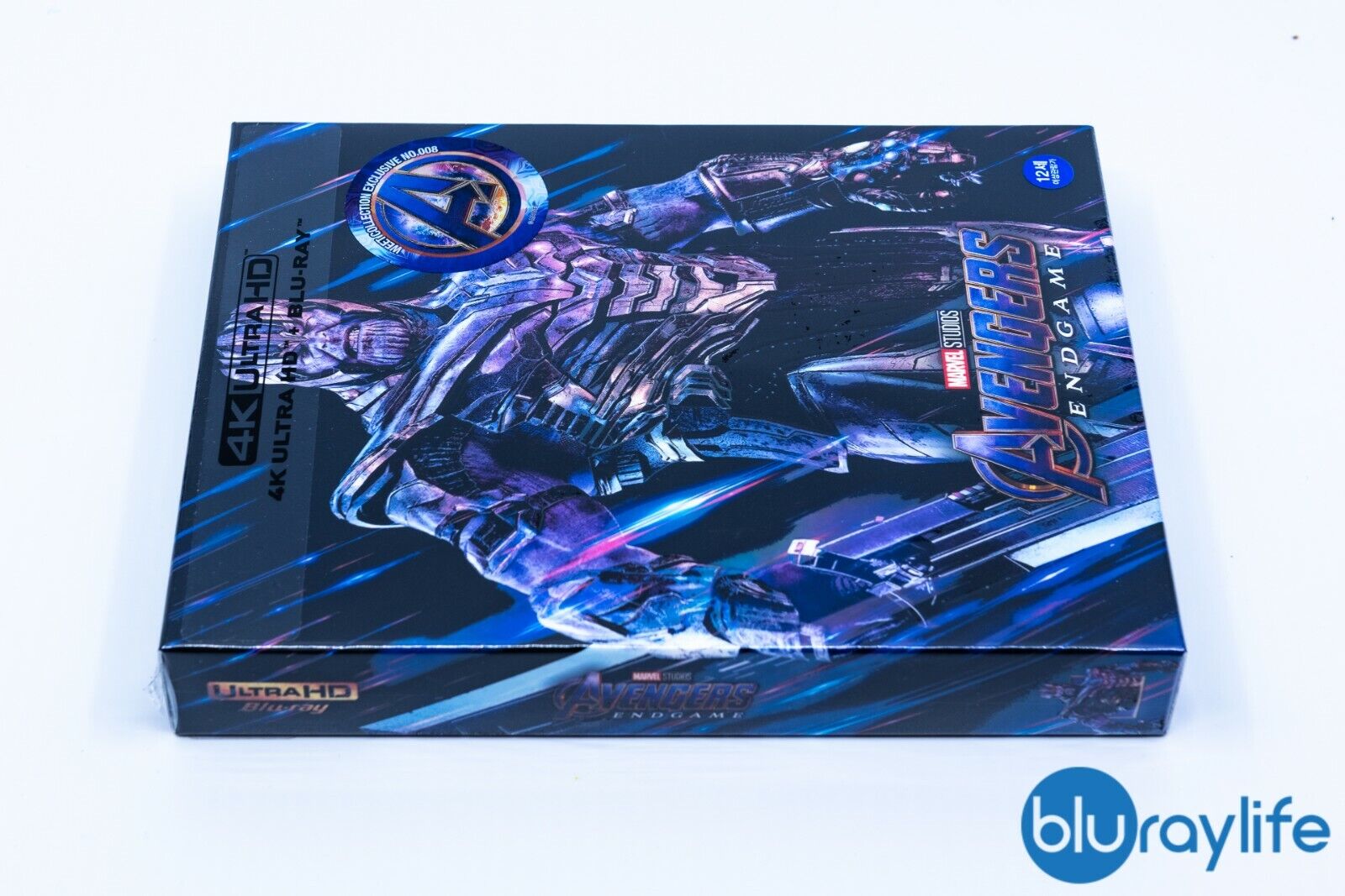 Avengers : Endgame 4K+2D Blu-ray Steelbook Collection WeET Exclusive #8 Fourreau A1