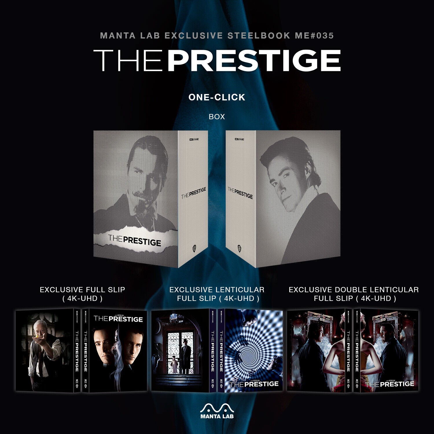 Coffret Steelbook Prestige 4K Blu-ray Manta Lab Exclusive ME#35 One Click
