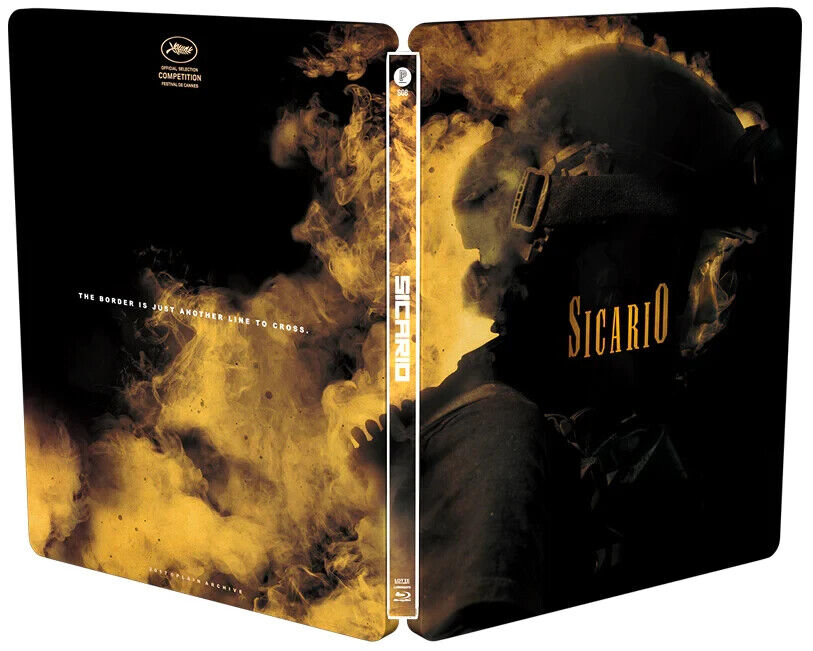 Sicario Blu-ray Steelbook Plain Archive Exclusive #37 Full Slip with Luminous Effect (Type A)