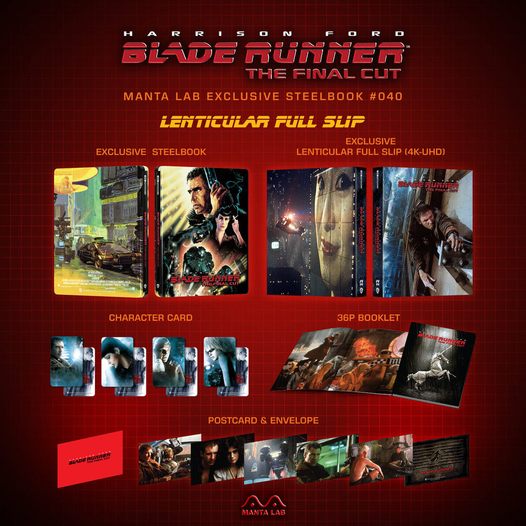 Coffret Steelbook Steelbook Blade Runner 4K Blu-ray Manta Lab Exclusive ME#40 - Disponible en un clic