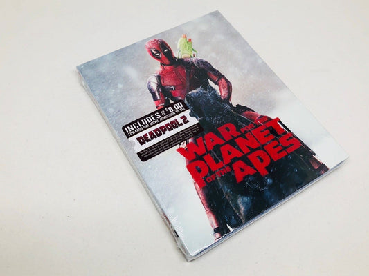 War For The Planet Of The Apes Blu-Ray - Deadpool Photobomb Walmart Exclusive & Movie Cash