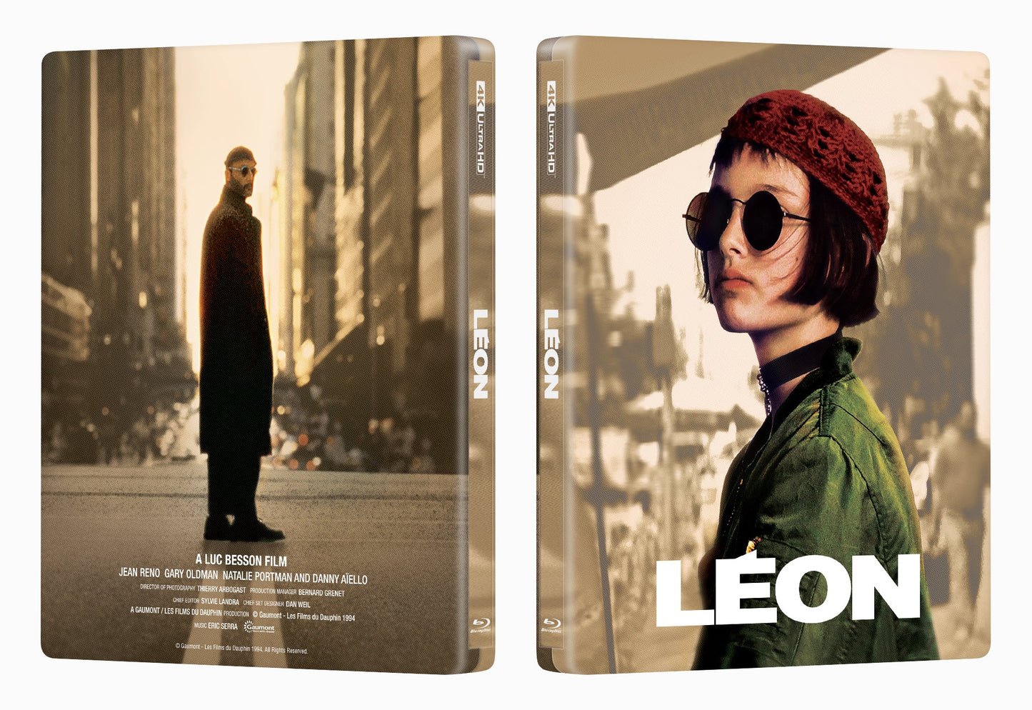 Leon 4K Blu-ray Steelbook Manta Lab Exclusive ME#57 Double Lenticular Slip