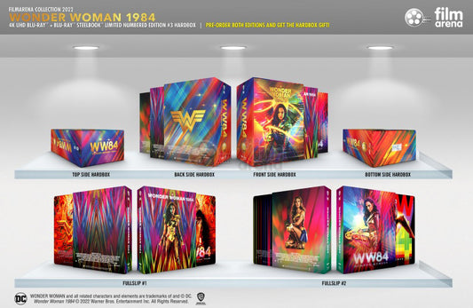 Wonder Woman 1984 4K+2D Blu-ray Steelbook Set Filmarena Collection #161 Hard Box Set