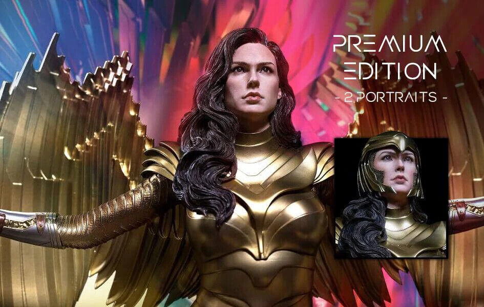 Queen Studios Wonder Woman WW84 (Premium Edition) 1:4 Scale Statue (Two Portraits)